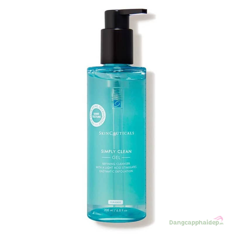 Sữa rửa mặt SkinCeuticals Simply Clean Gel sạch sâu vượt trội cho da dầu 200ml