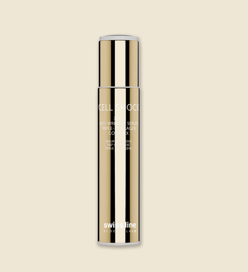 Tinh chất collagen tươi xoá nếp nhăn Swissline Cell Shock Anti-Wrinkle Serum Triple-Collagen Complex - MS 1177