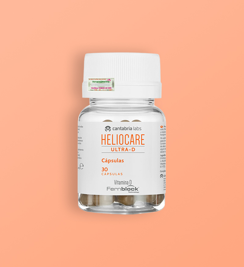 Viên uống chống nắng tăng cường bảo vệ da Heliocare Ultra D 30 viên