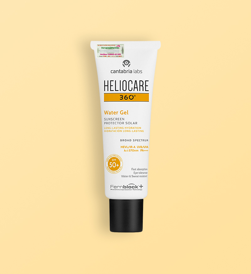 Kem chống nắng dạng gel không dầu Heliocare 360 Water Gel SPF 50  tuýp 50ml
