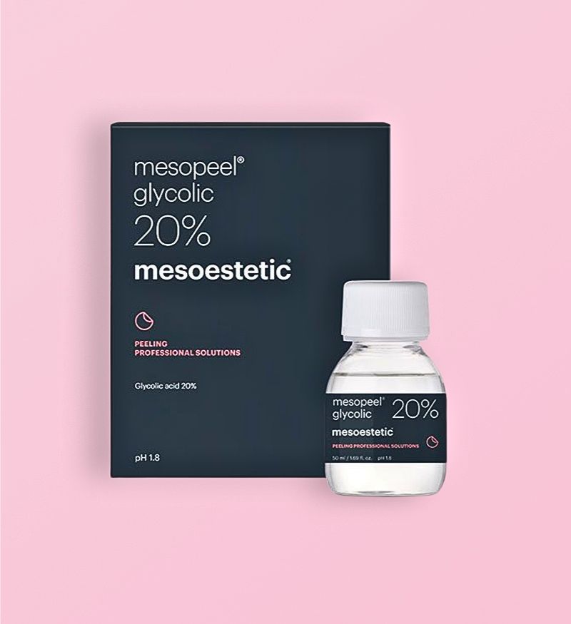 Mesoestetic Mesopeel Glycolic 20% - Peel điều trị da lão hóa giai đoạn 1, da không đều màu