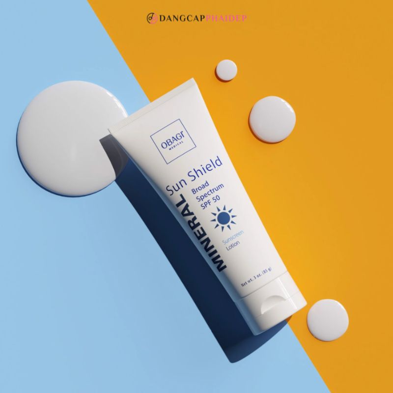 Kem chống nắng dành cho da nhạy cảm Obagi Sun Shield Mineral Broad Spectrum SPF 50 85g.