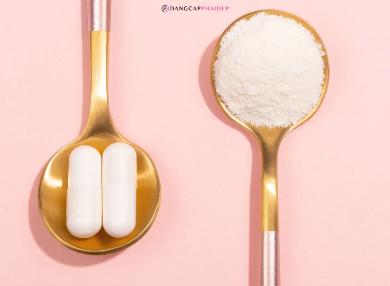 Chú ý chọn collagen dạng nước, viên.