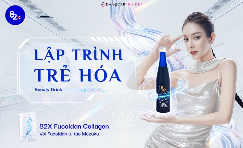 Fucoidan Collagen được bào chế với 120.000mg collagen từ da cá ngừ đại dương.