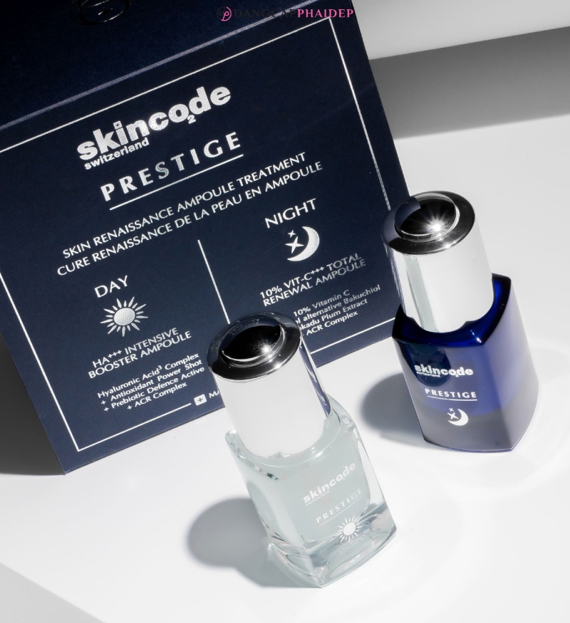 HA+++ Intensive Booster Ampoule chứa chiết xuất đá Malachite.