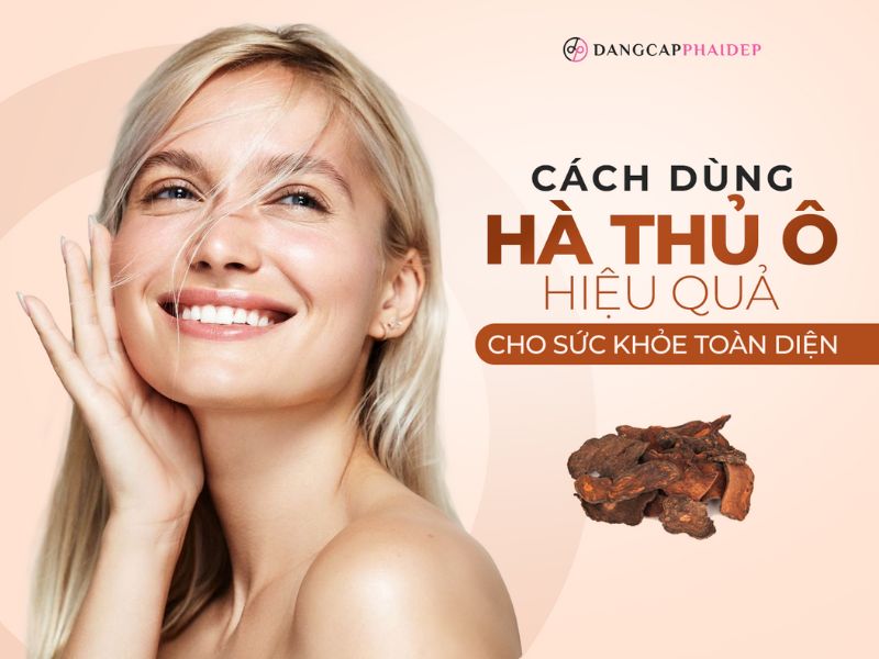 Ảnh bìa Cách dùng hà Thủ ô