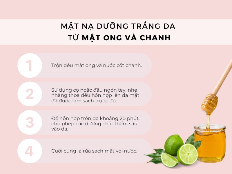 cách làm da mặt trắng hồng