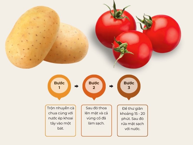 cách làm mặt nạ trắng da bằng khoai tây