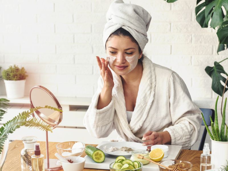 cách làm mặt nạ trắng da cho da khô 