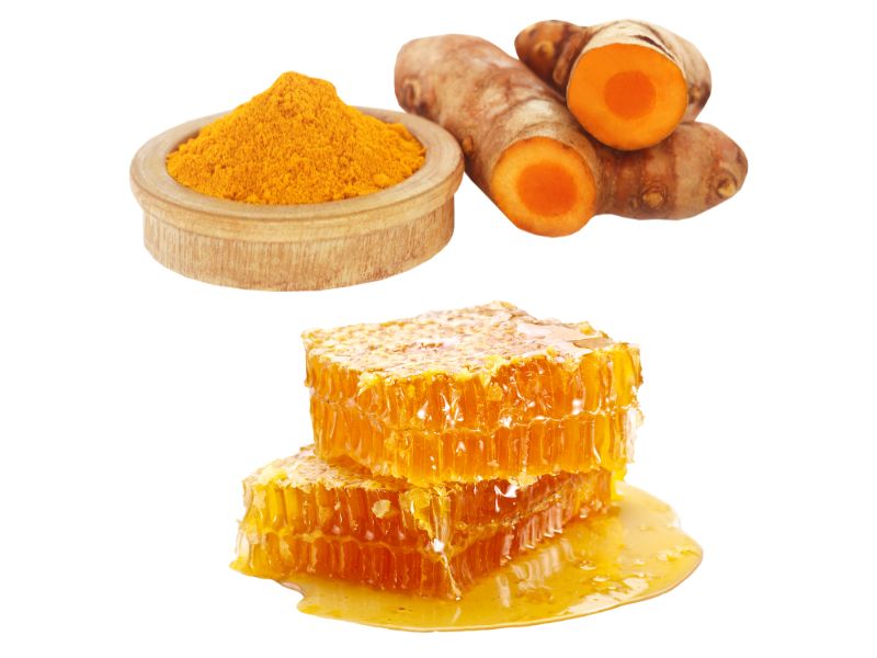 Mặt nạ trắng da từ nghệ tươi và mật ong