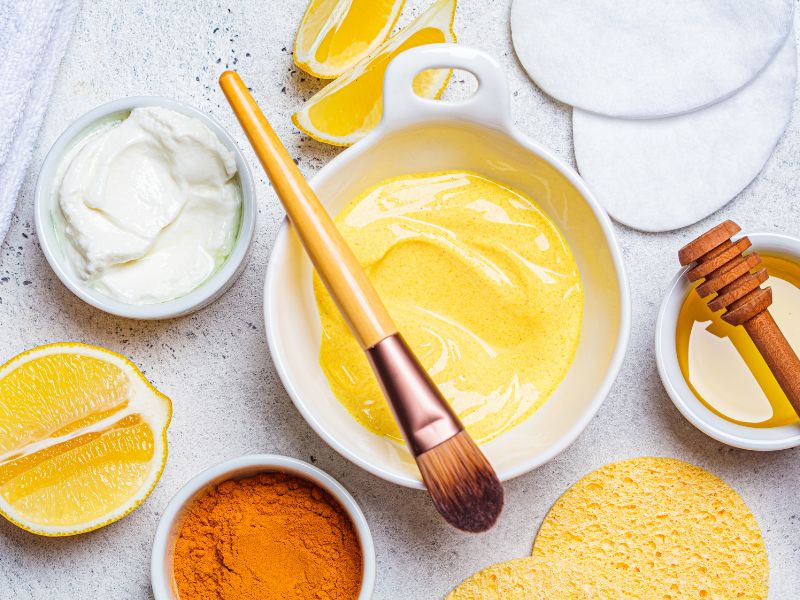 cách làm trắng da bằng nghệ tươi