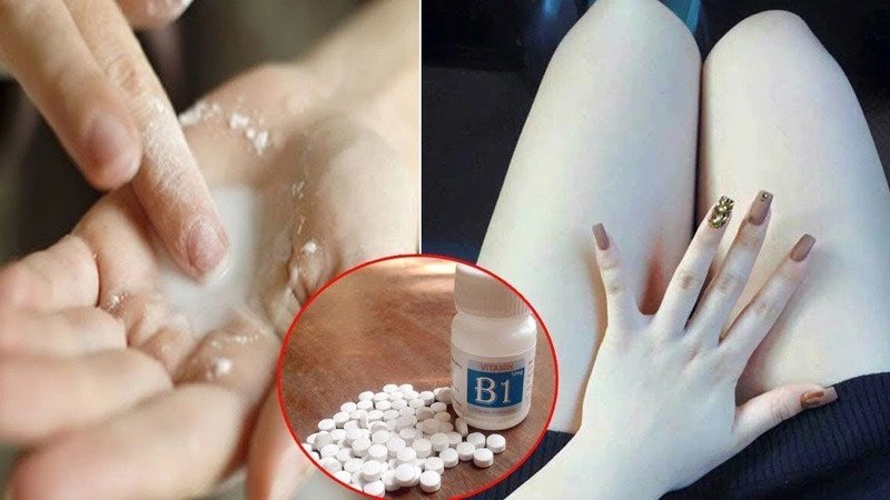 cách làm trắng da bằng vitamin b1