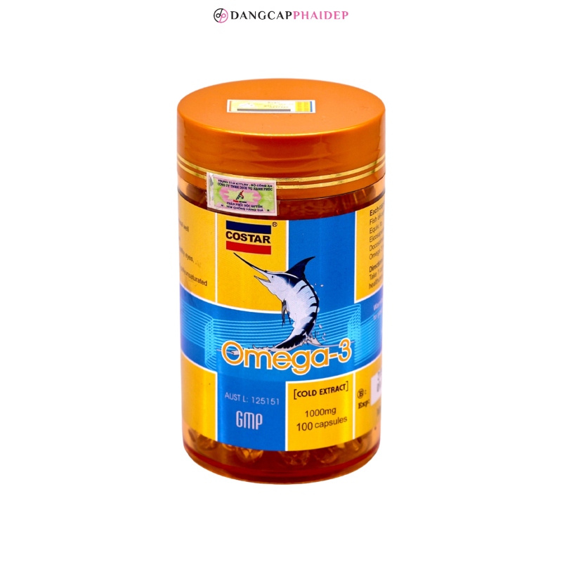 Viên Uống Costar Dầu Cá 1000mg Omega 3.