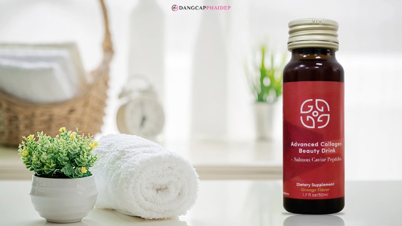 Nước uống collagen Glamore’s Caviar Collagen.