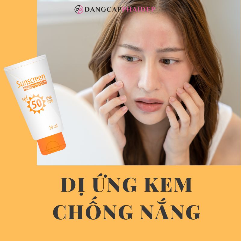 Vì sao dùng kem chống nắng bị dị ứng? 