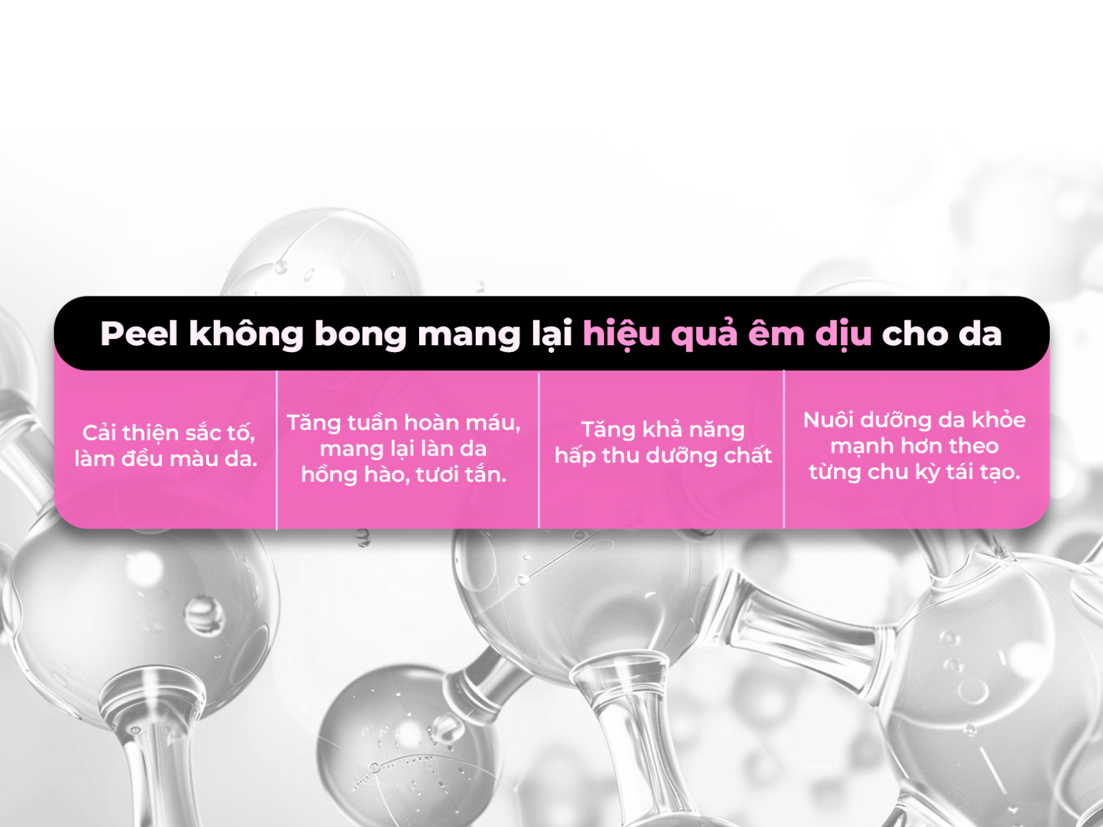 Tại sao peel da không bong vẫn có hiệu quả?