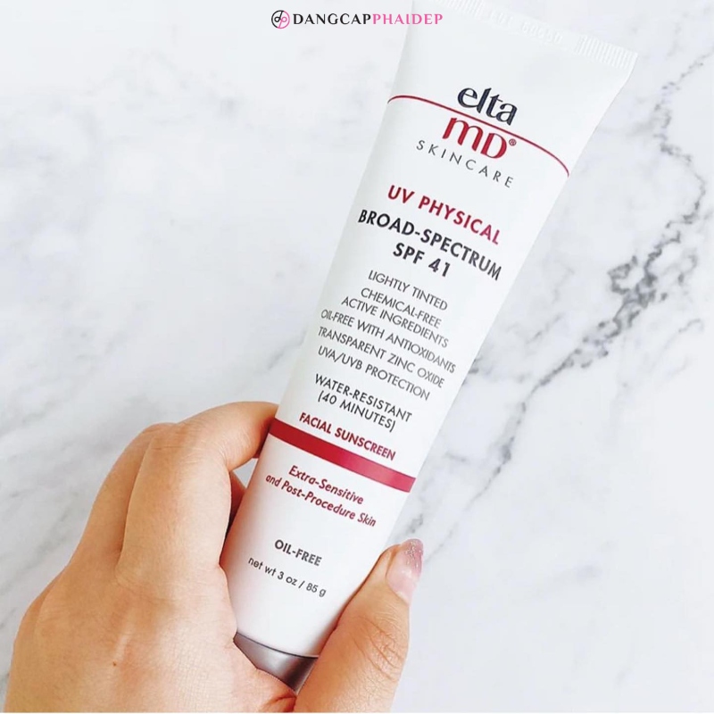 Elta MD UV Physical Broad-Spectrum SPF 41 chứa 100% màu từ khoáng chất.