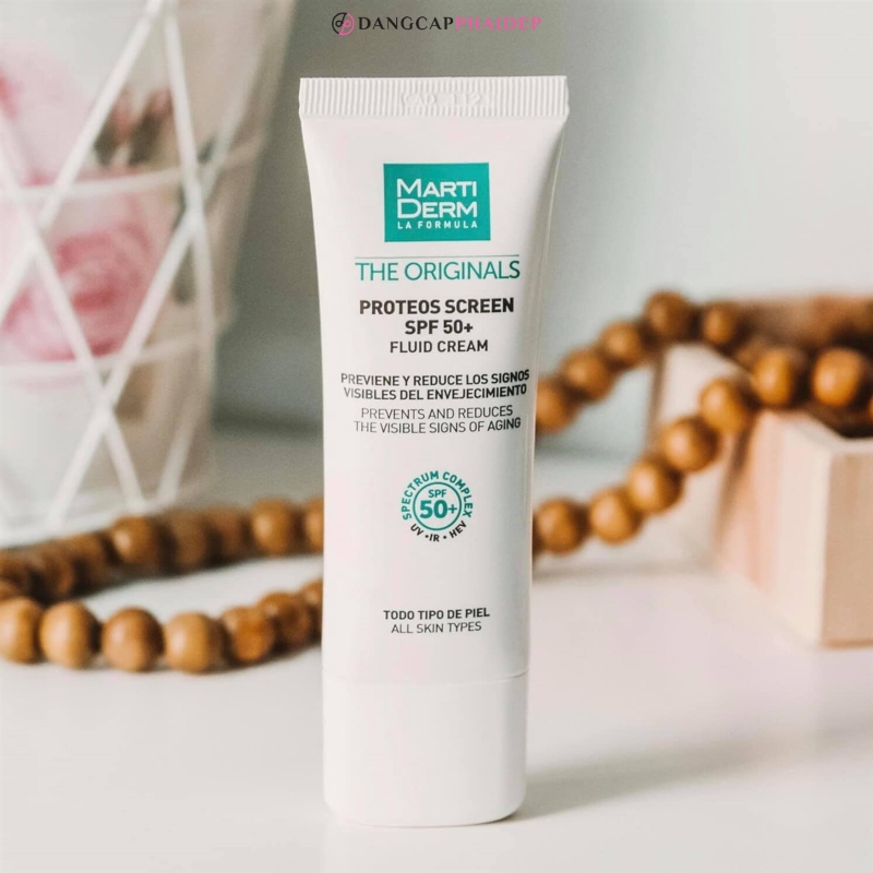 Kem chống nắng phổ rộng cho da treatment MartiDerm The Originals.