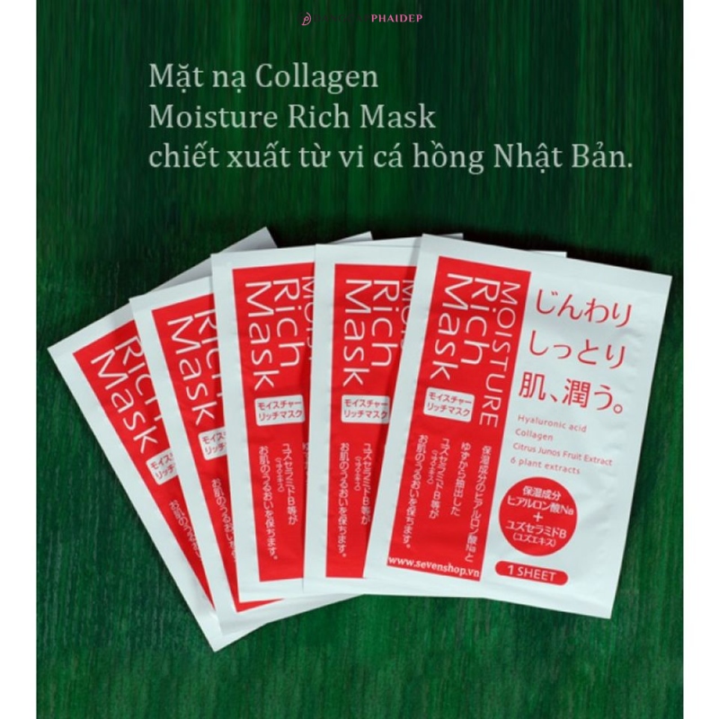 Mặt nạ Collagen Moisture Rich Mask.