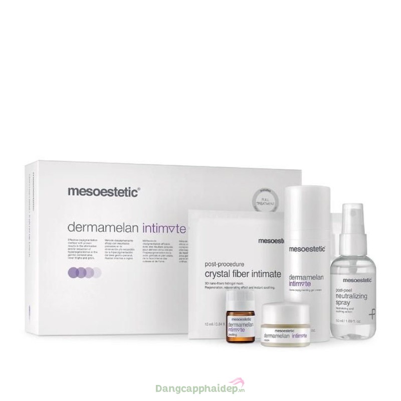 Bộ Mesoestetic Dermamelan Intimate Depigmentation Method.