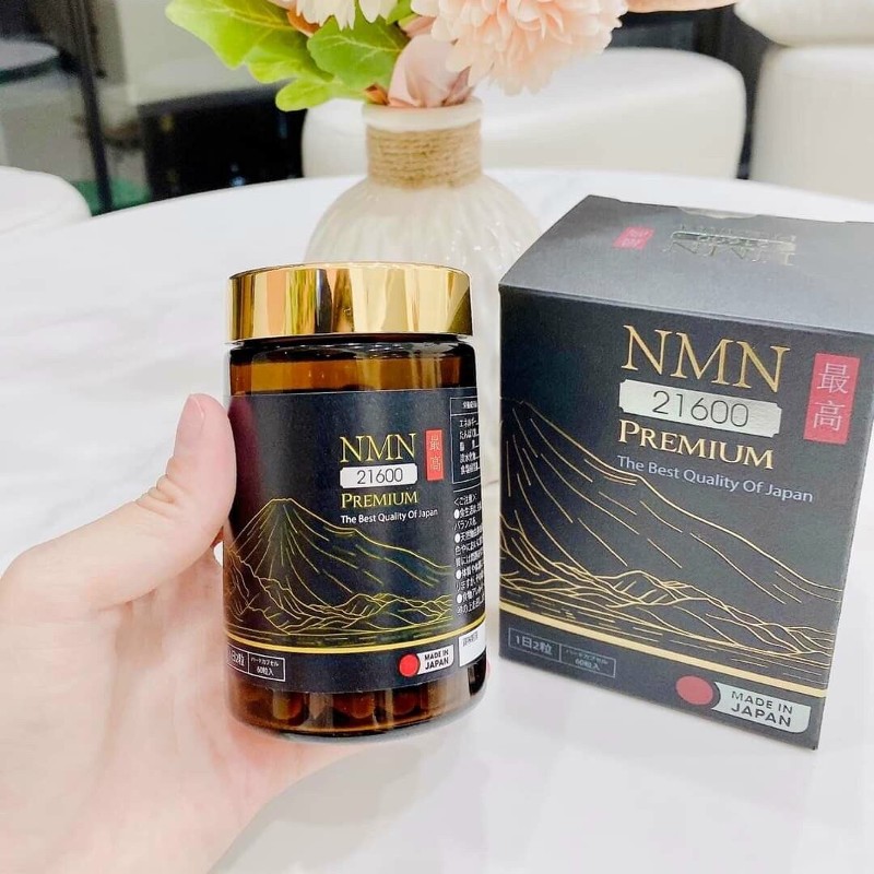 NMN Premium 21600 chiết xuất 100% thành phần thiên nhiên lành tính.