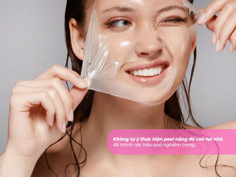 Những lưu ý trước và sau khi thực hiện peel da