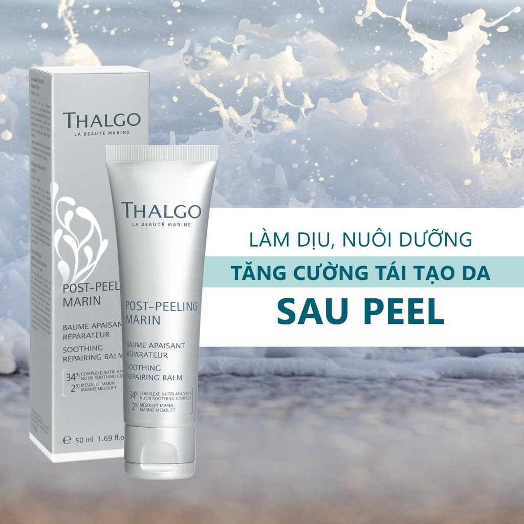Kem dưỡng làm dịu, tái tạo da sau peel Thalgo Soothing Repairing Balm