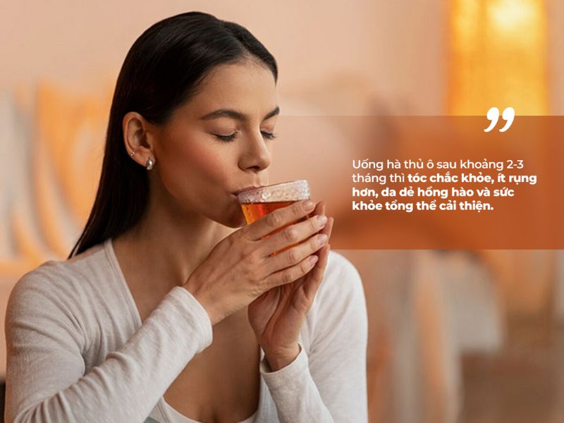 Thời gian sử dụng Hà Thủ Ô có hiệu quả