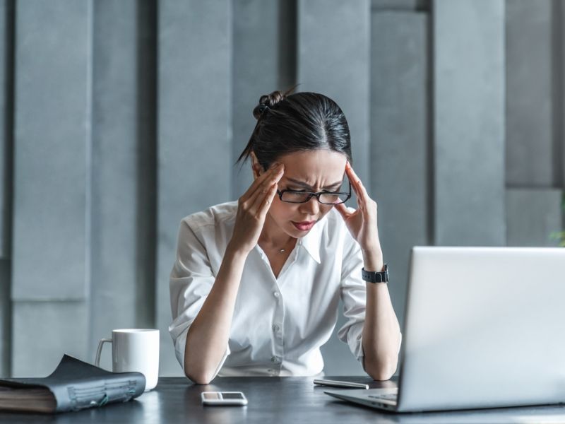 Ngăn stress để hạn chế lão hóa da