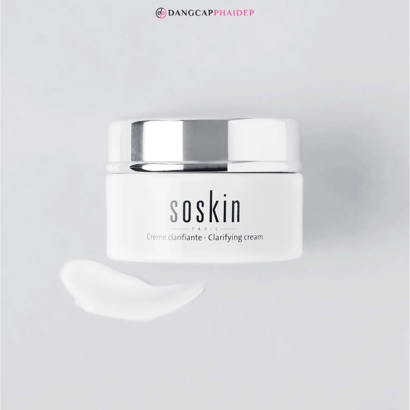 Kem dưỡng trắng da Soskin Clarifying Cream.