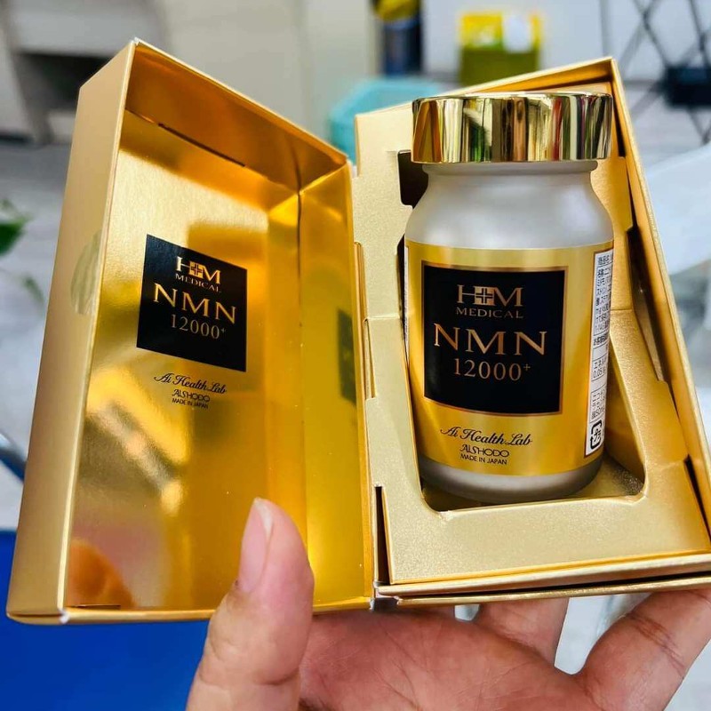 Viên uống ngừa lão hoá NMN Aishodo 12000 Nhật Bản.